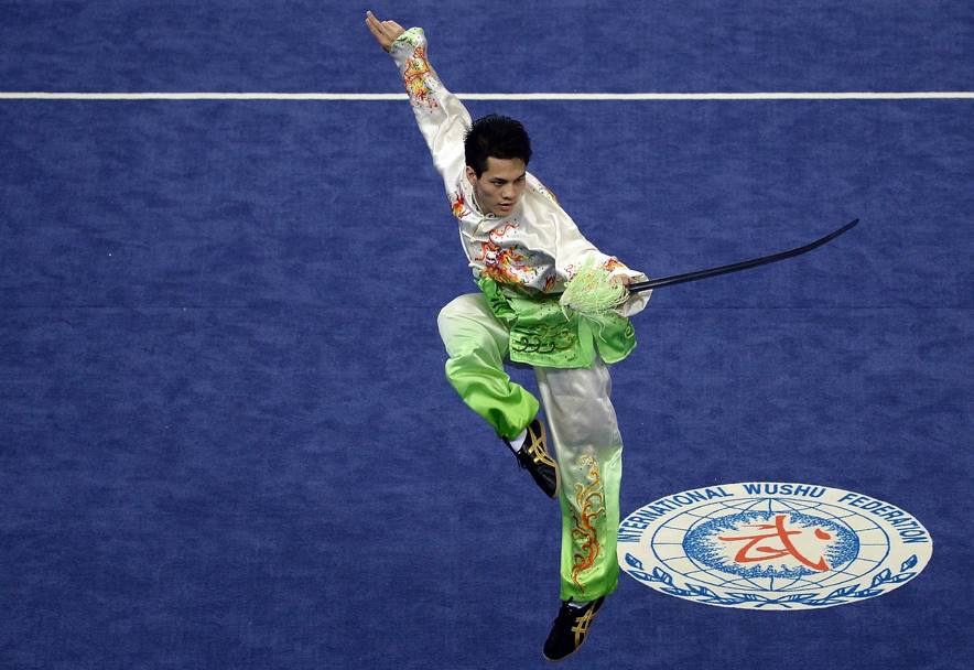 Competizione di Wushu TaijiQuan agli Asian Games (Afp)